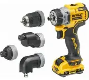 Dewalt 12 В XR с набором из 4-х насадок DCD703L2T-QW
