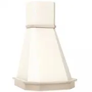 Elikor Камин Грань 60 White/Oak unpainted